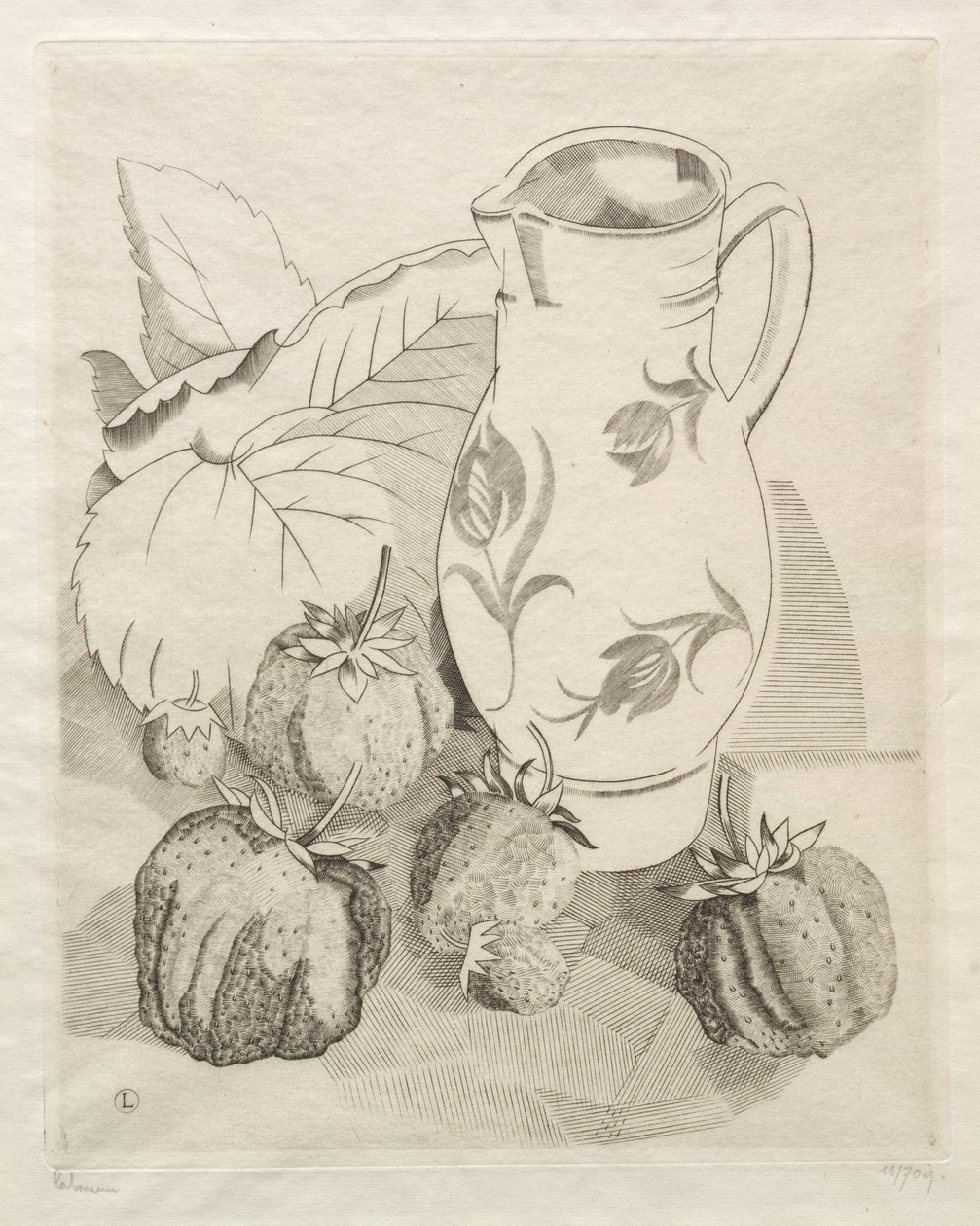 Strawberries by Jean Emile Laboureur
