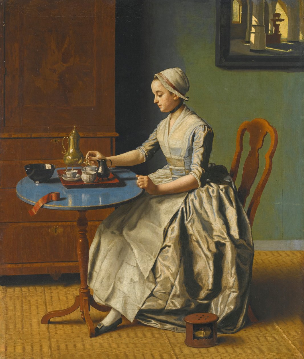 Dutch Girl at Breakfast by Jean Étienne Liotard