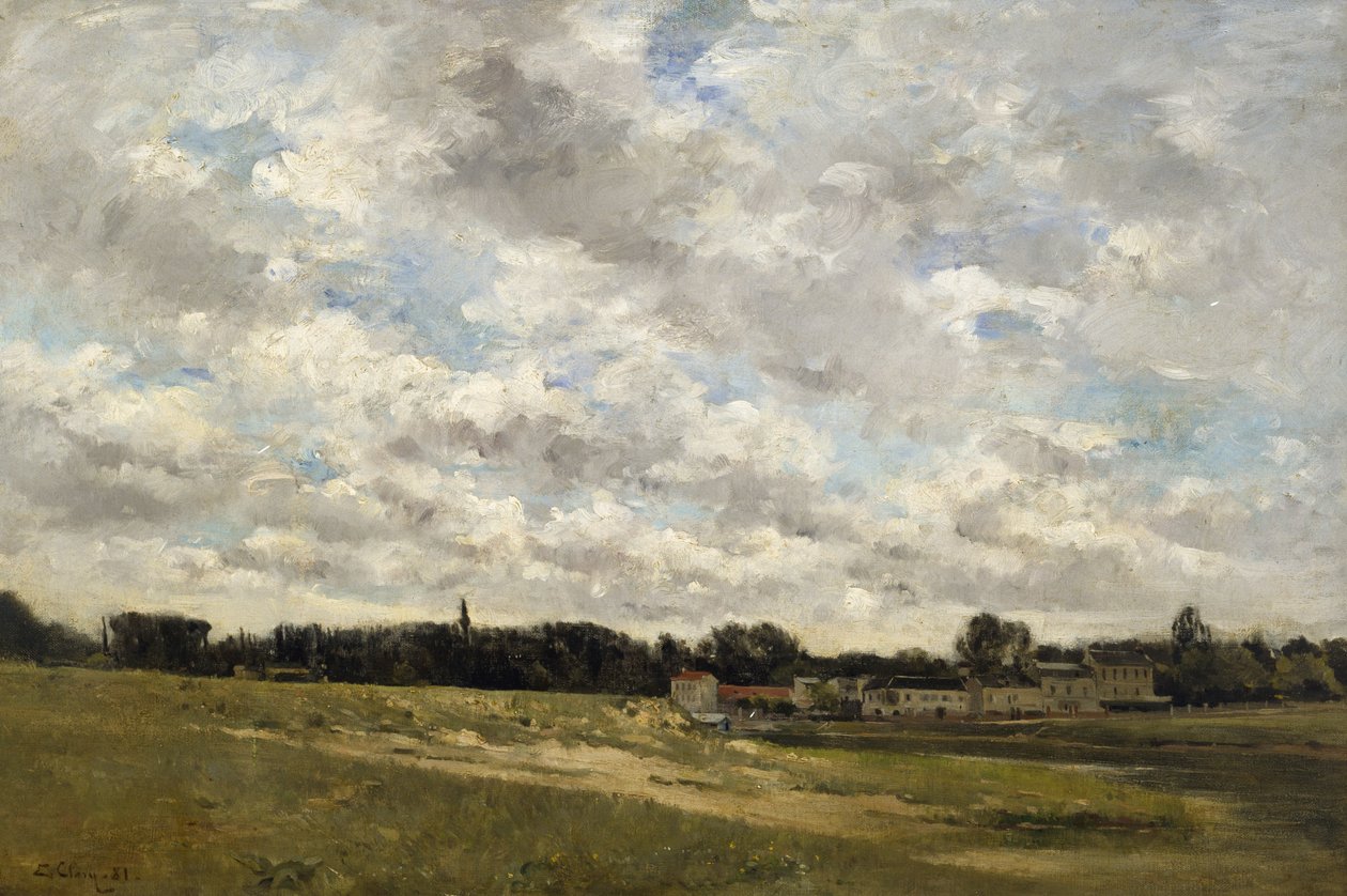 Landscape by Jean Eugene Clary