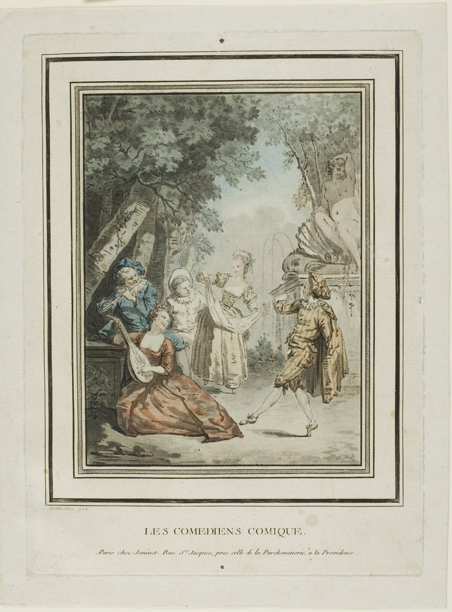 The Comedians by Jean Francois Janinet