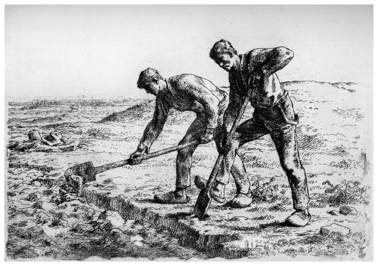Diggers by Jean Francois Millet