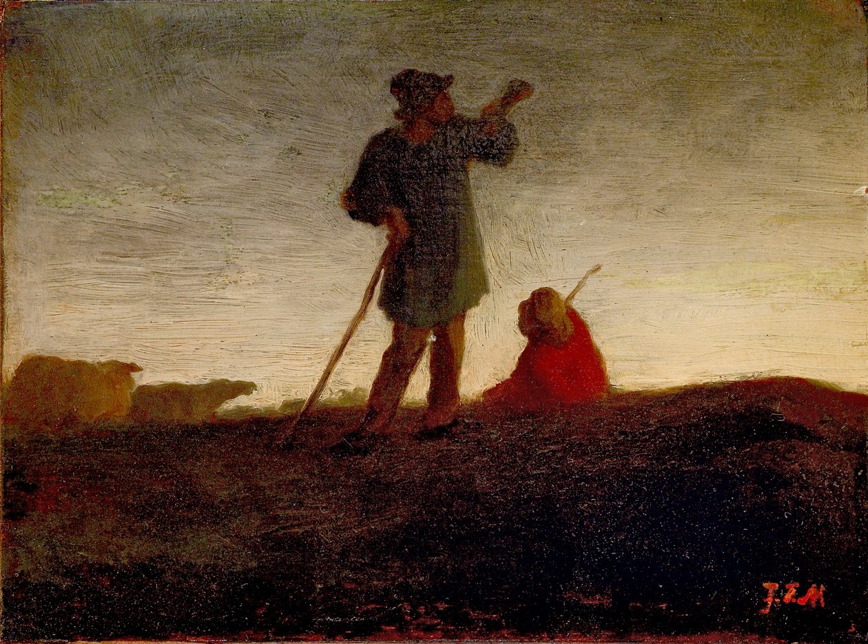 Recalling the Flock by Jean Francois Millet