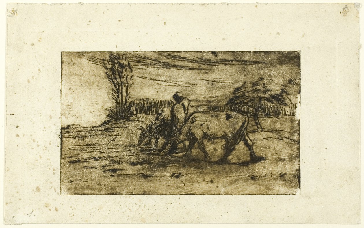 The Two Cows by Jean Francois Millet