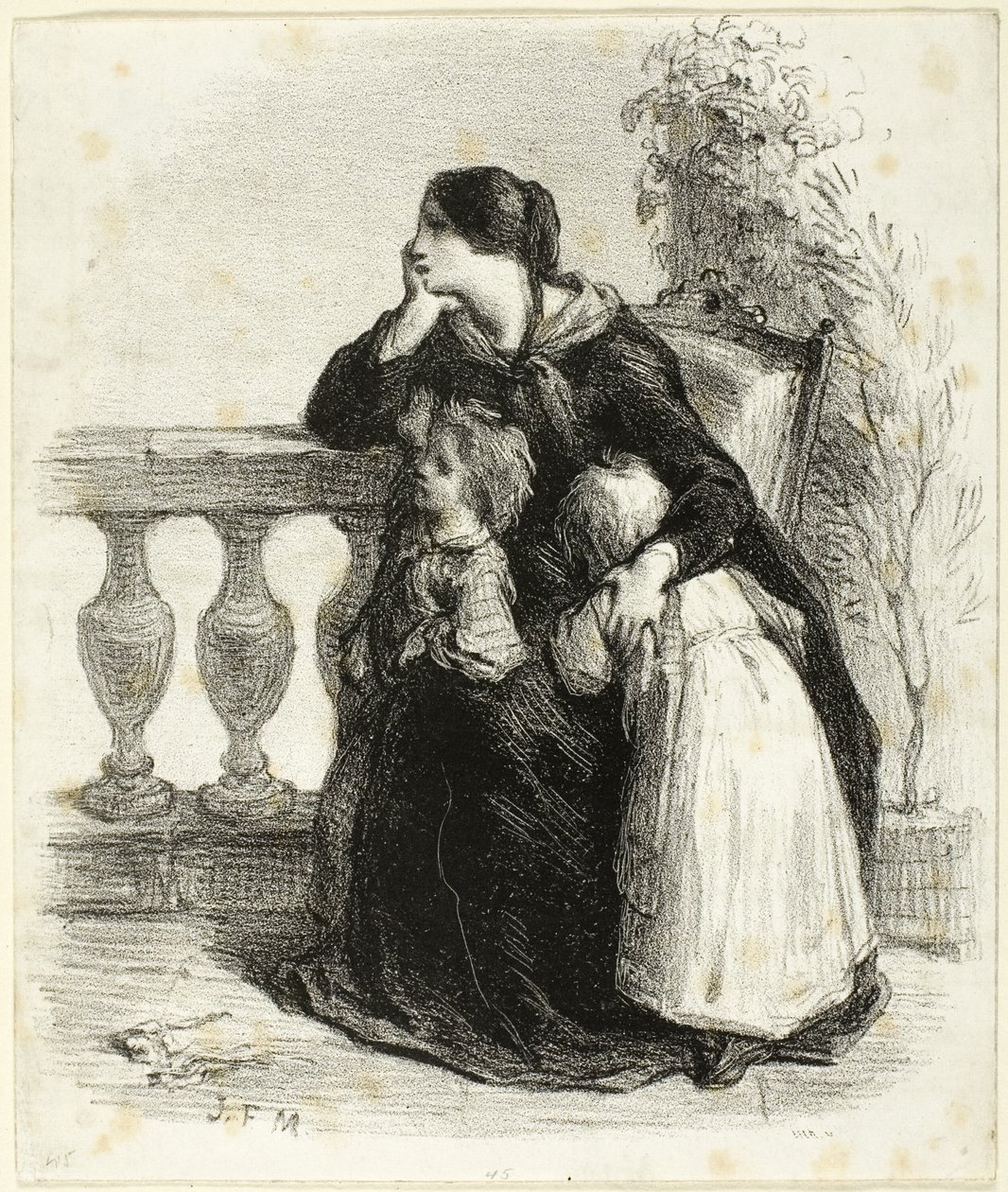 Where Can He Be? by Jean Francois Millet