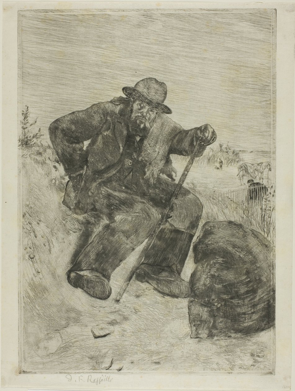 The Exhausted Ragpicker by Jean Francois Rafaelli