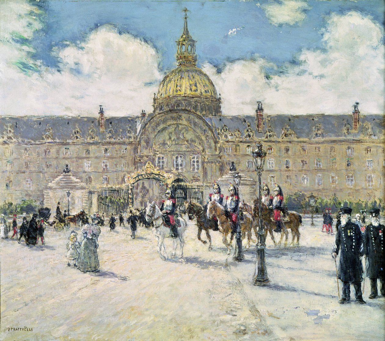The Hotel des Invalides by Jean Francois Raffaelli