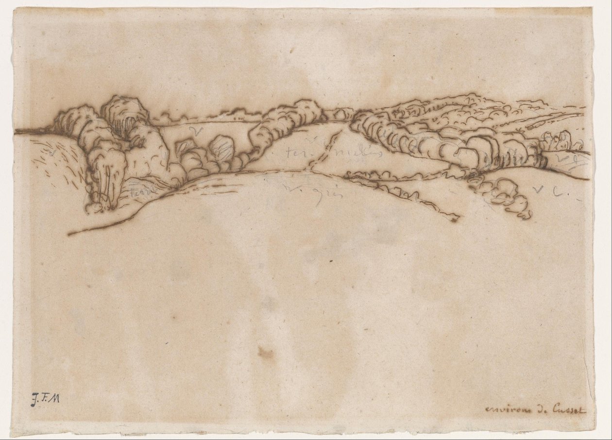 Environs of Cusset by Jean Francois Millet