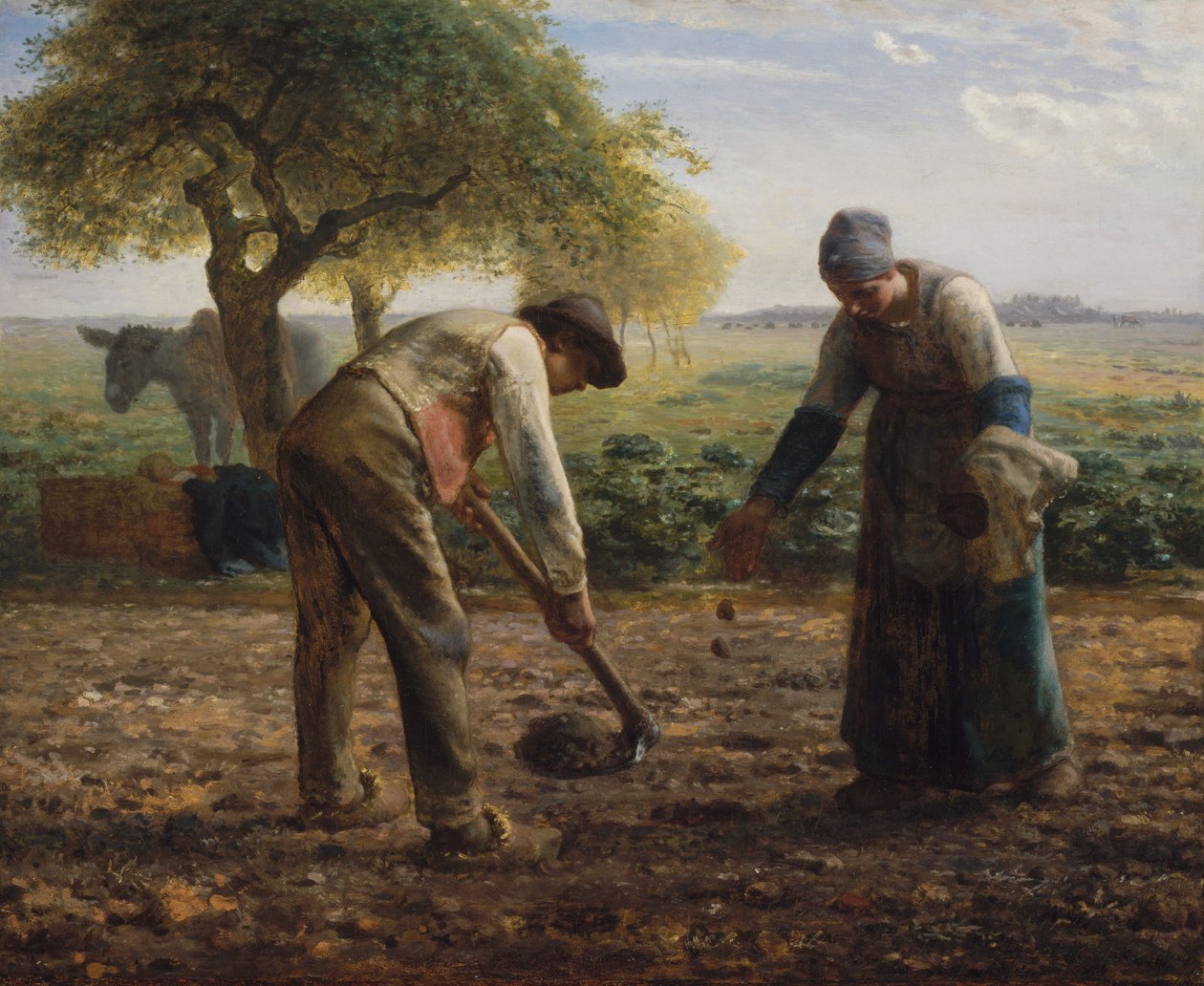 Potato Planters by Jean Francois Millet
