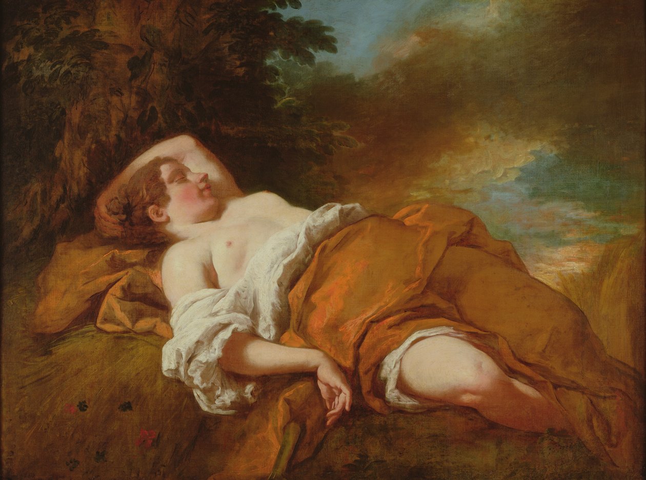 Sleeping Harvester by Jean François de Troy