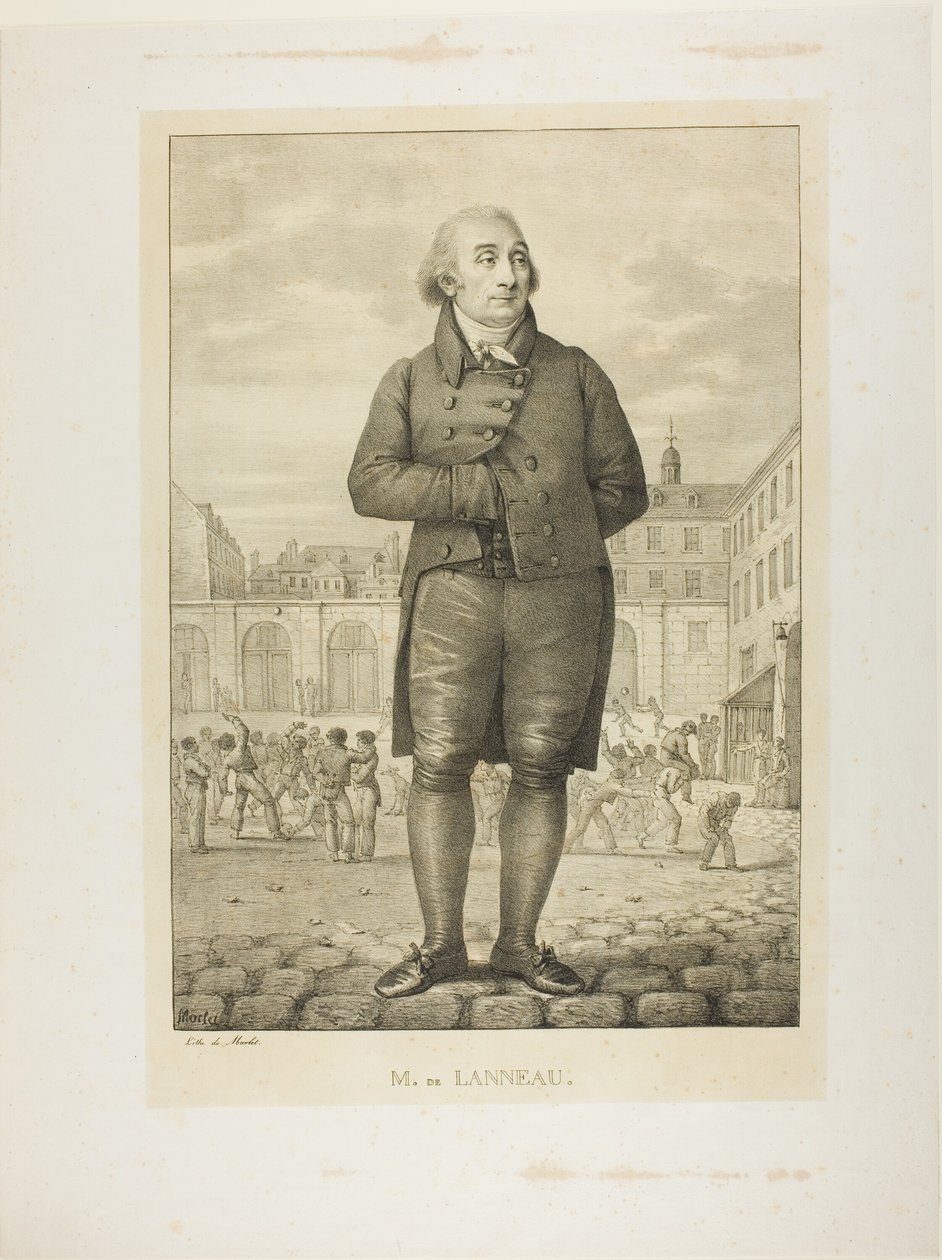 Portrait of M. de Lanneau by Jean Henri Marlet