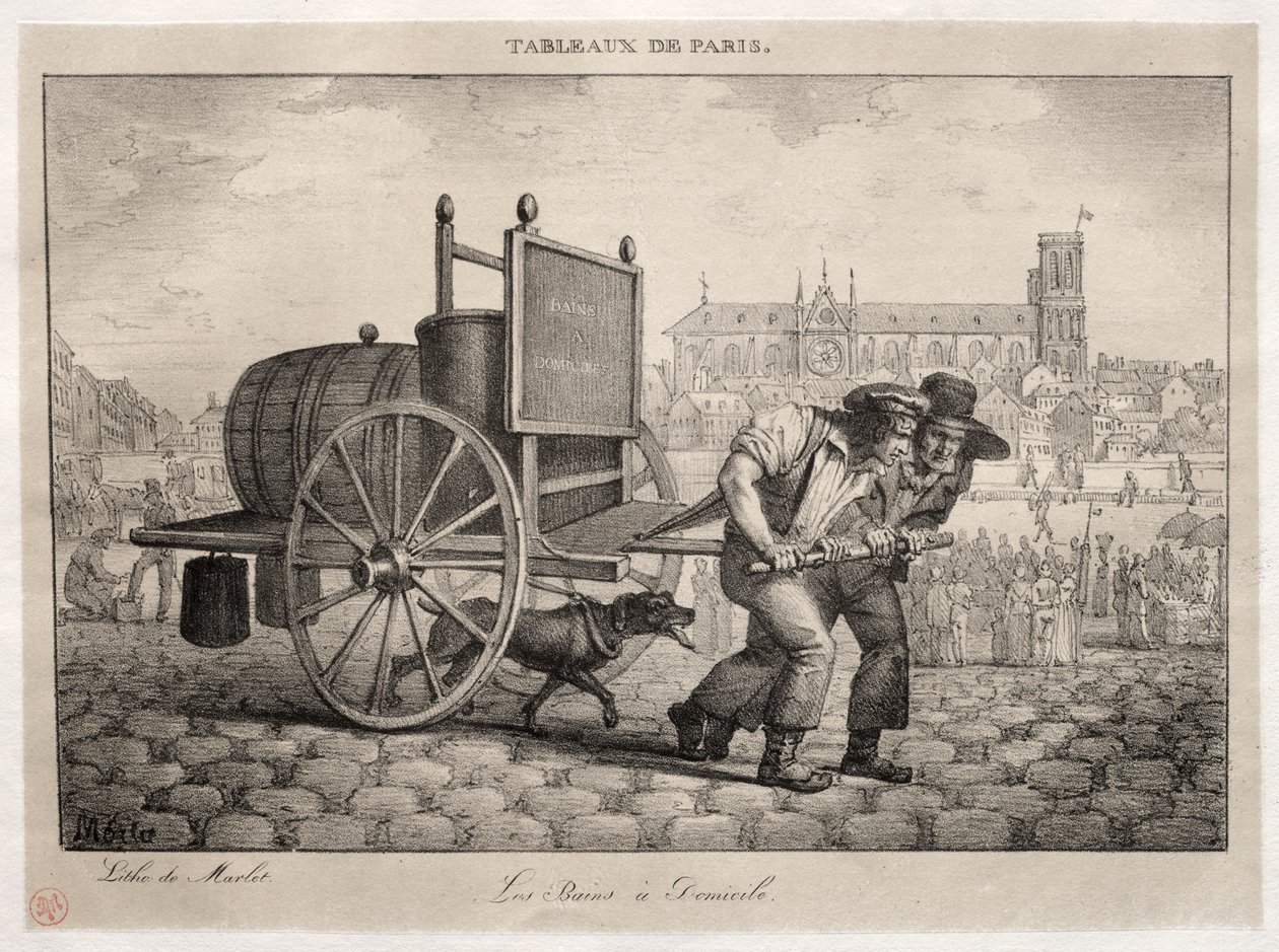 Scenes of Paris: Baths at Home by Jean Henri Marlet