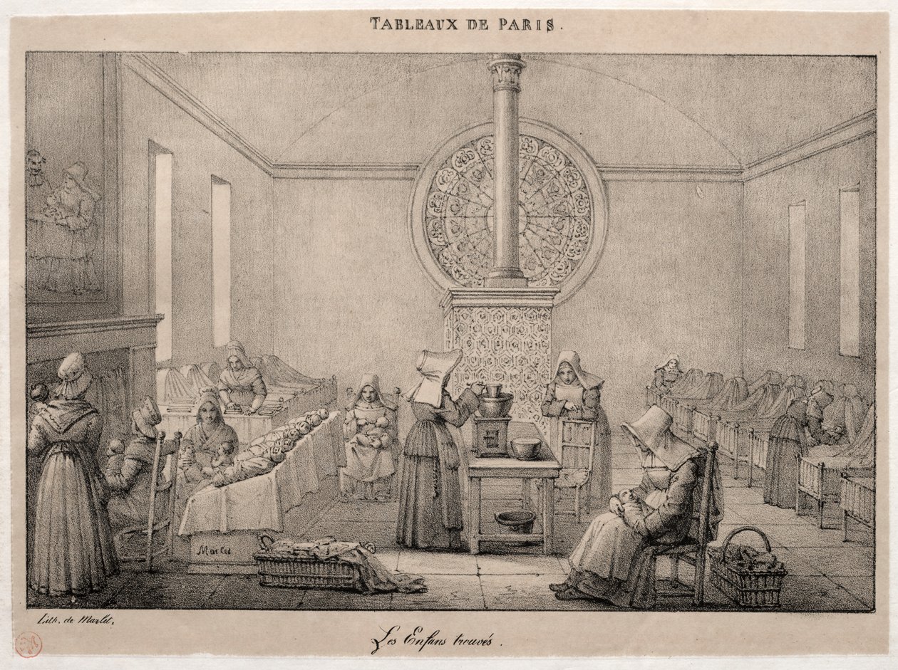 Scenes of Paris: The Foundling Hospital by Jean Henri Marlet