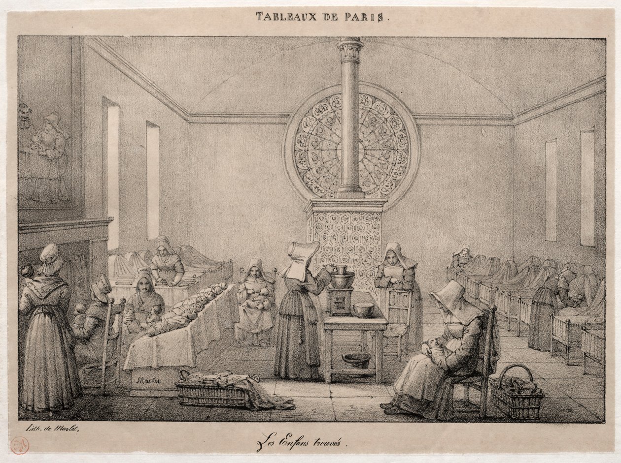 Scenes of Paris: The Foundling Hospital by Jean Henri Marlet