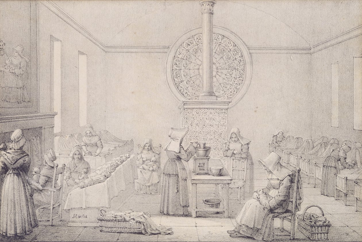 The Foundling Nursery by Jean Henri Marlet