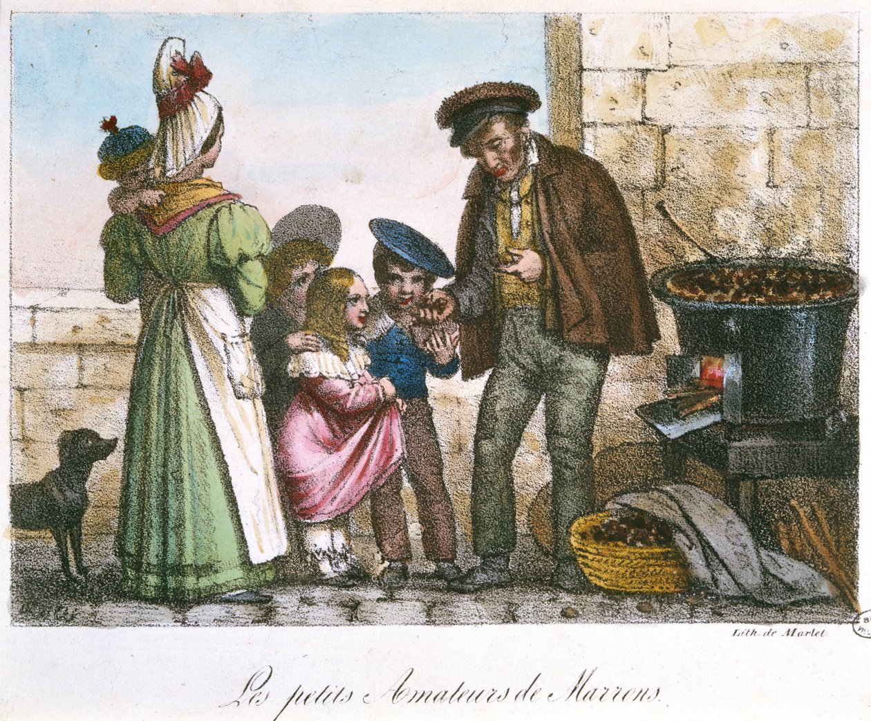 The Little Chestnut Connoisseurs, c.1810-20 by Jean Henri Marlet