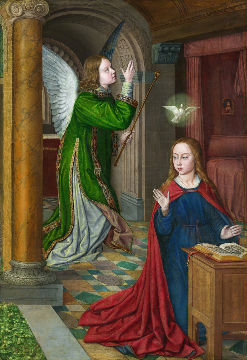 The Annunciation, 1490-95 by Jean Hey