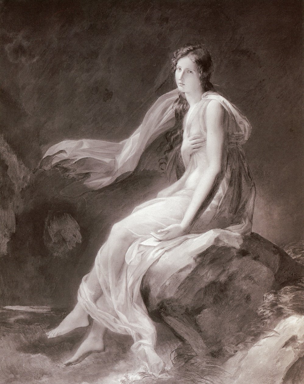 Juliette Récamier by Jean Honore Fragonard