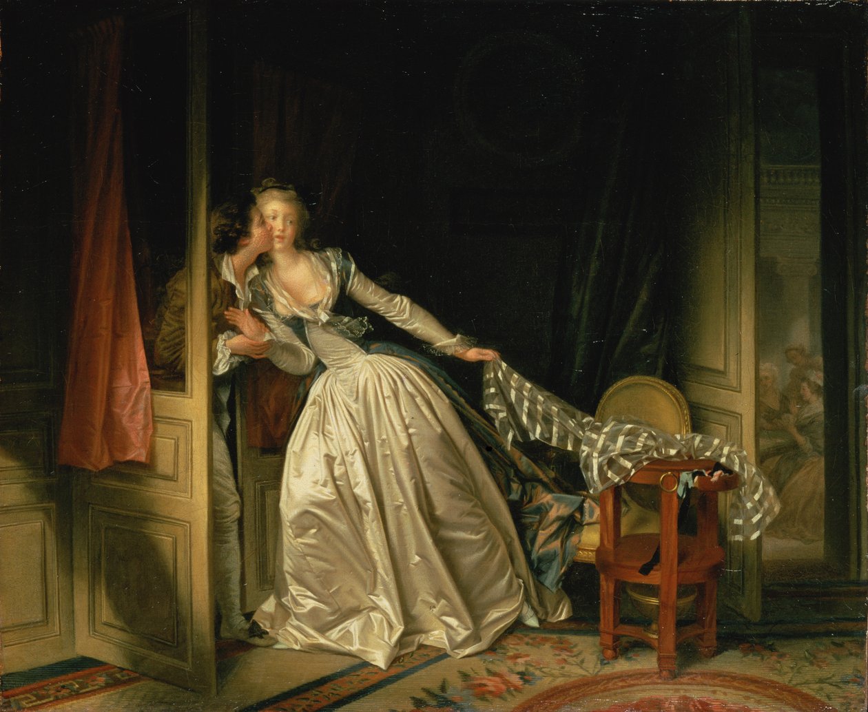 The Stolen Kiss by Jean Honore Fragonard