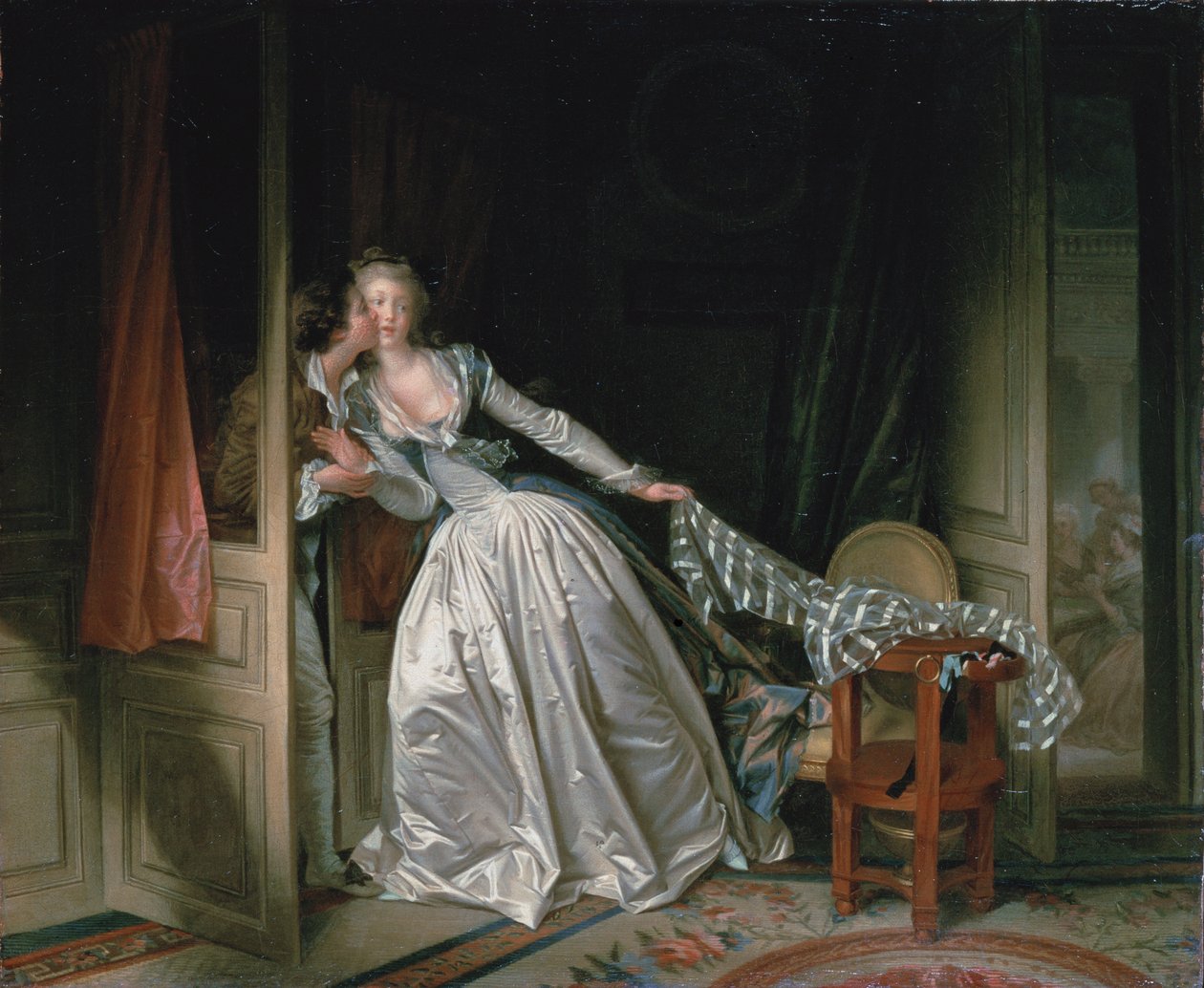 The Stolen Kiss by Jean Honore Fragonard