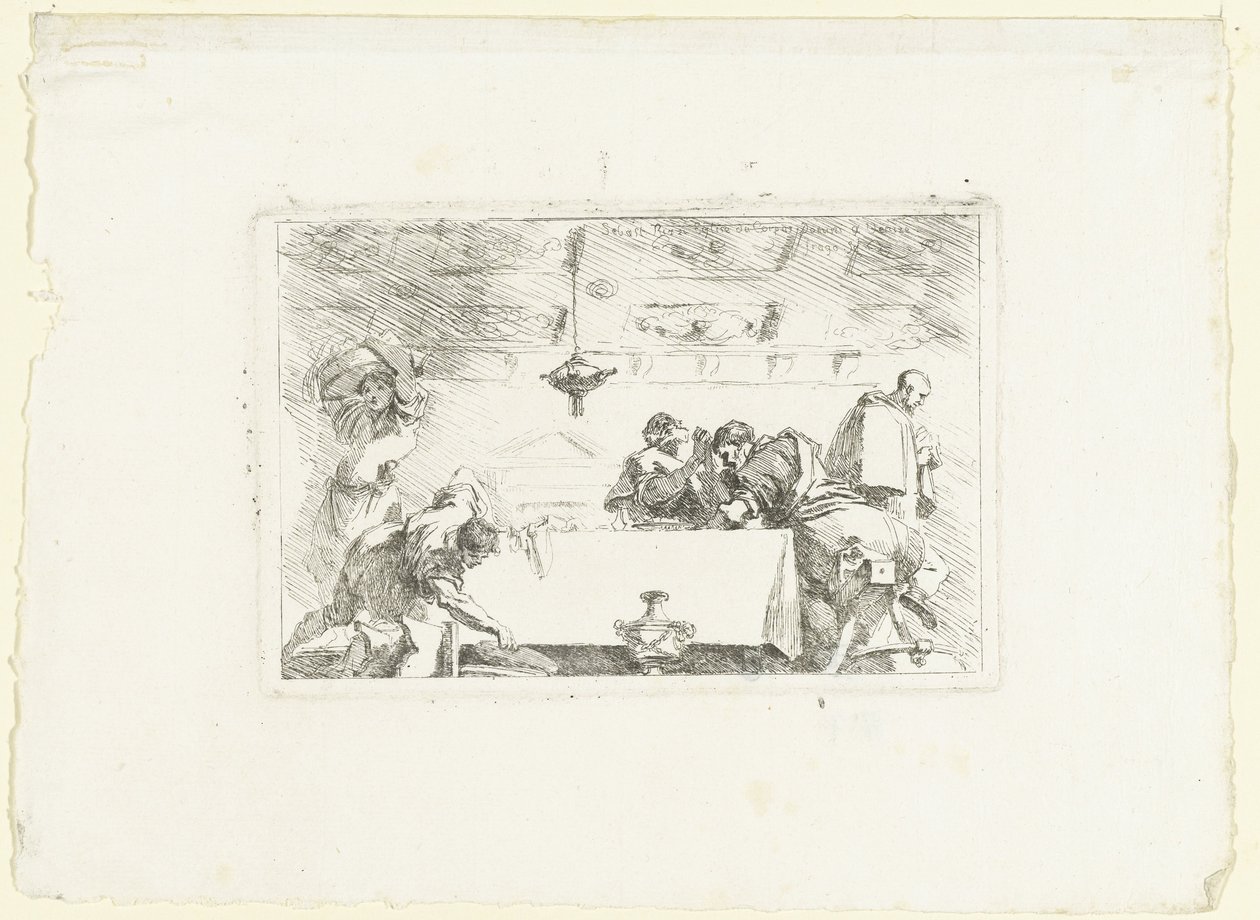 Disciples at Emmaus by Jean Honore Fragonard