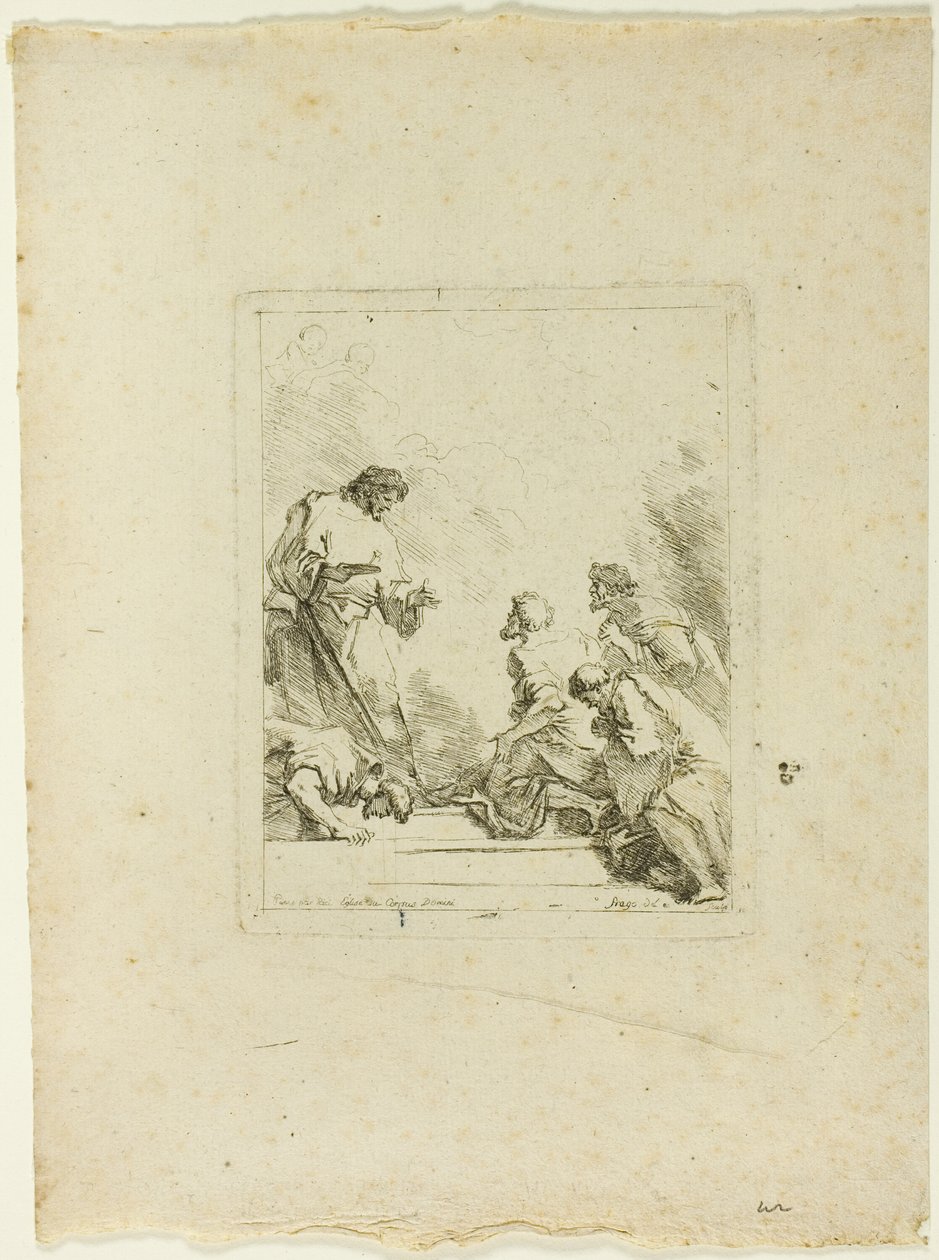 Institution of the Eucharist by Jean Honore Fragonard