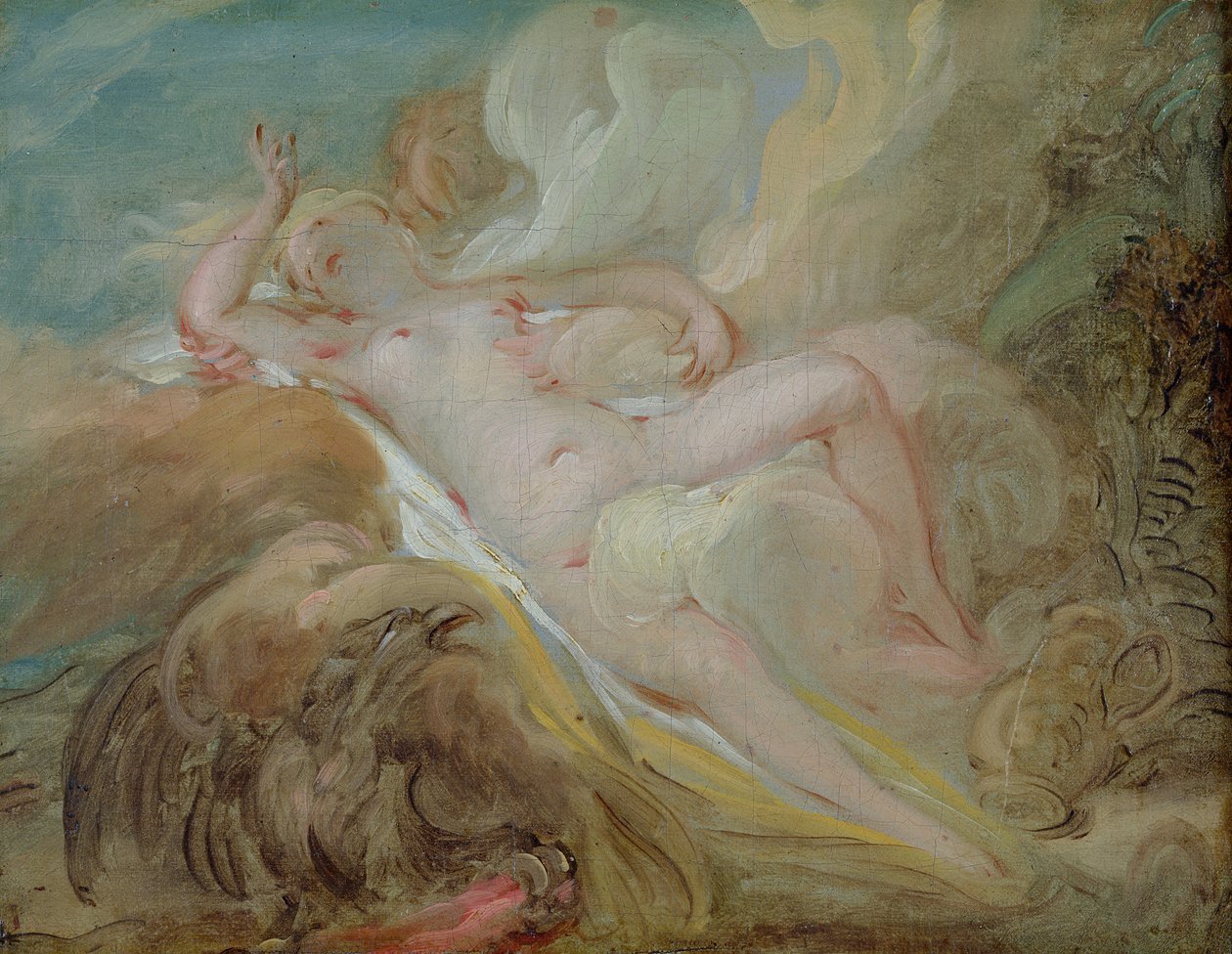 Jupiter and Io by Jean Honore Fragonard