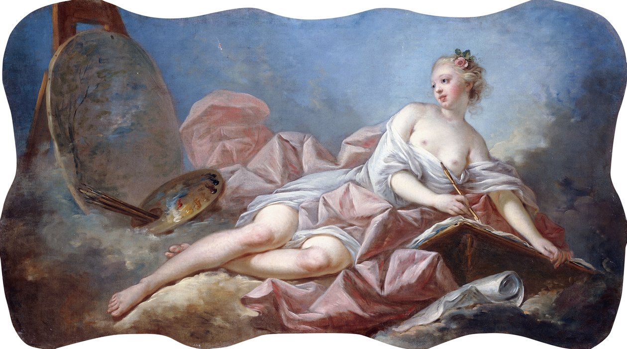 Personification of Painting by Jean Honore Fragonard