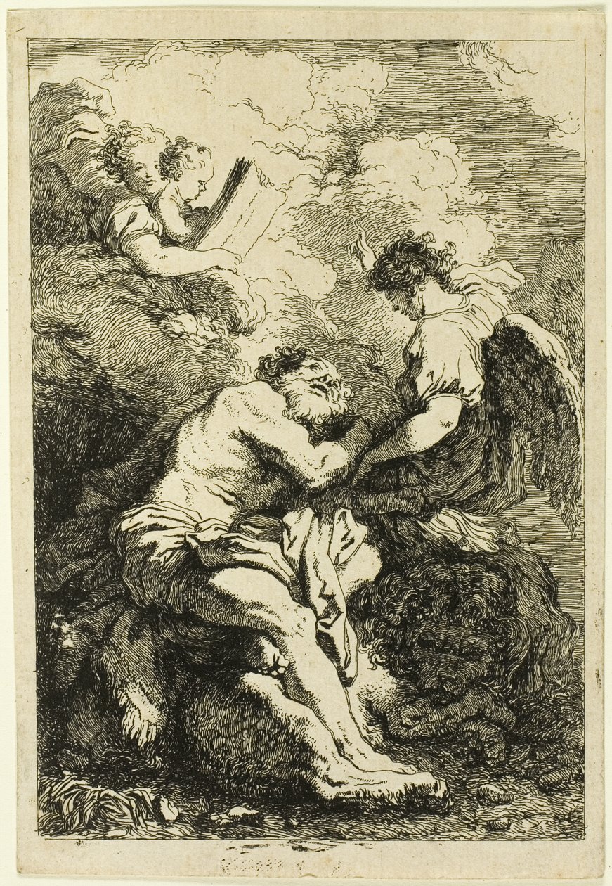 Saint Jerome by Jean Honore Fragonard