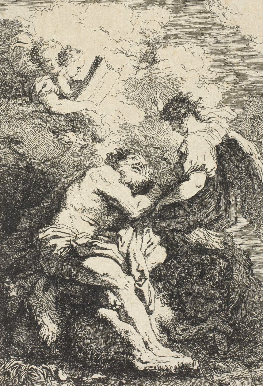 Saint Jerome by Jean Honore Fragonard