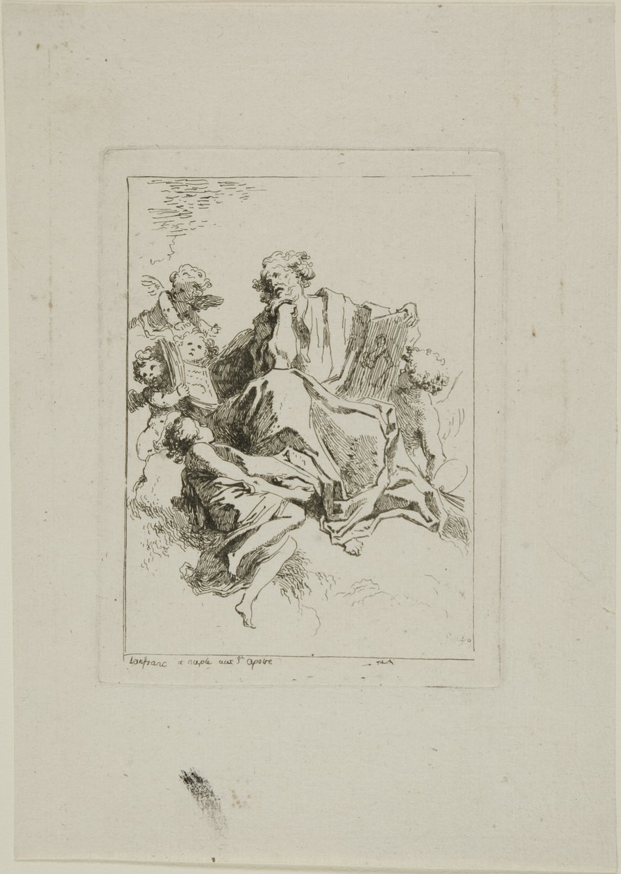 Saint Luke by Jean Honore Fragonard
