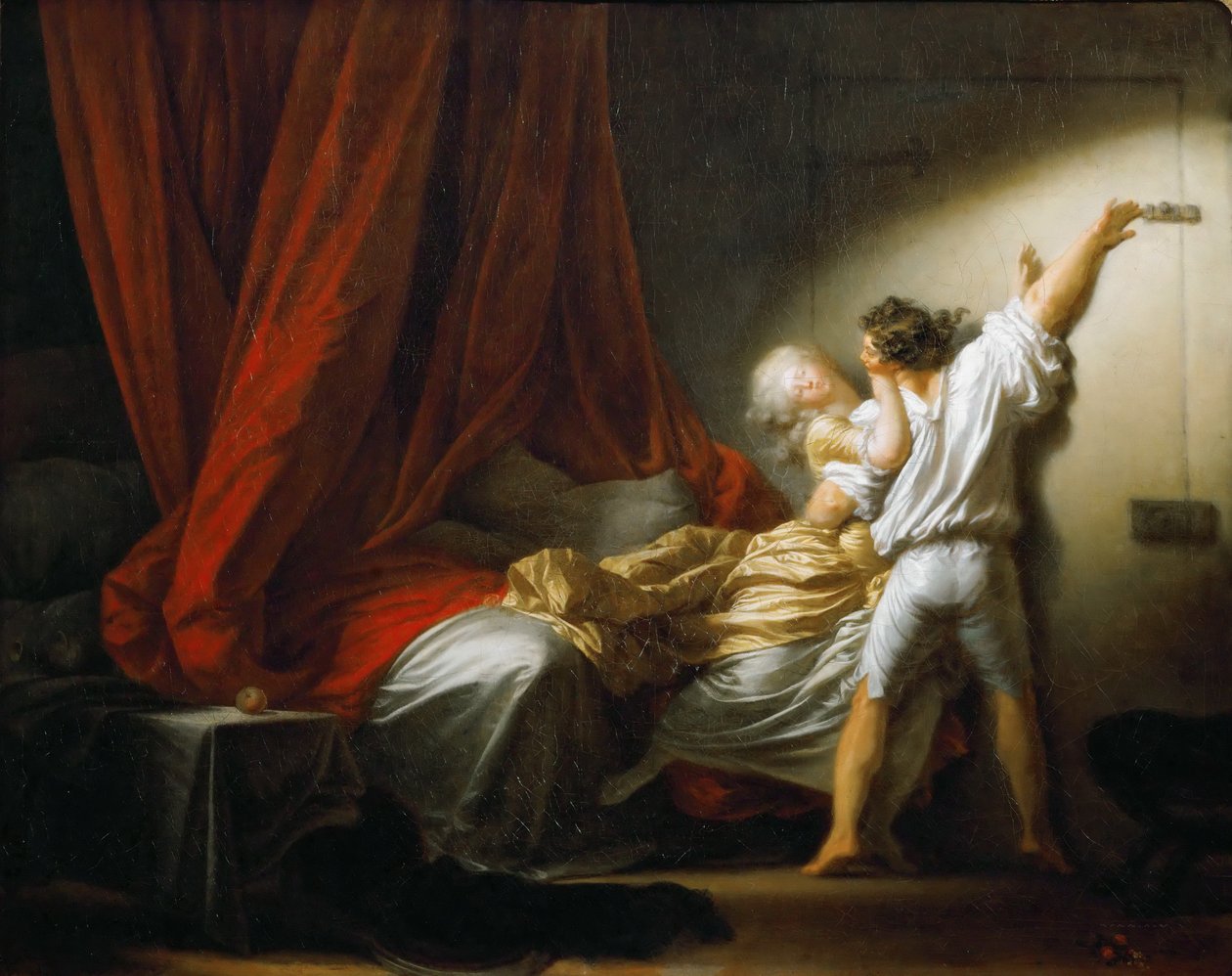 The Bolt by Jean Honore Fragonard