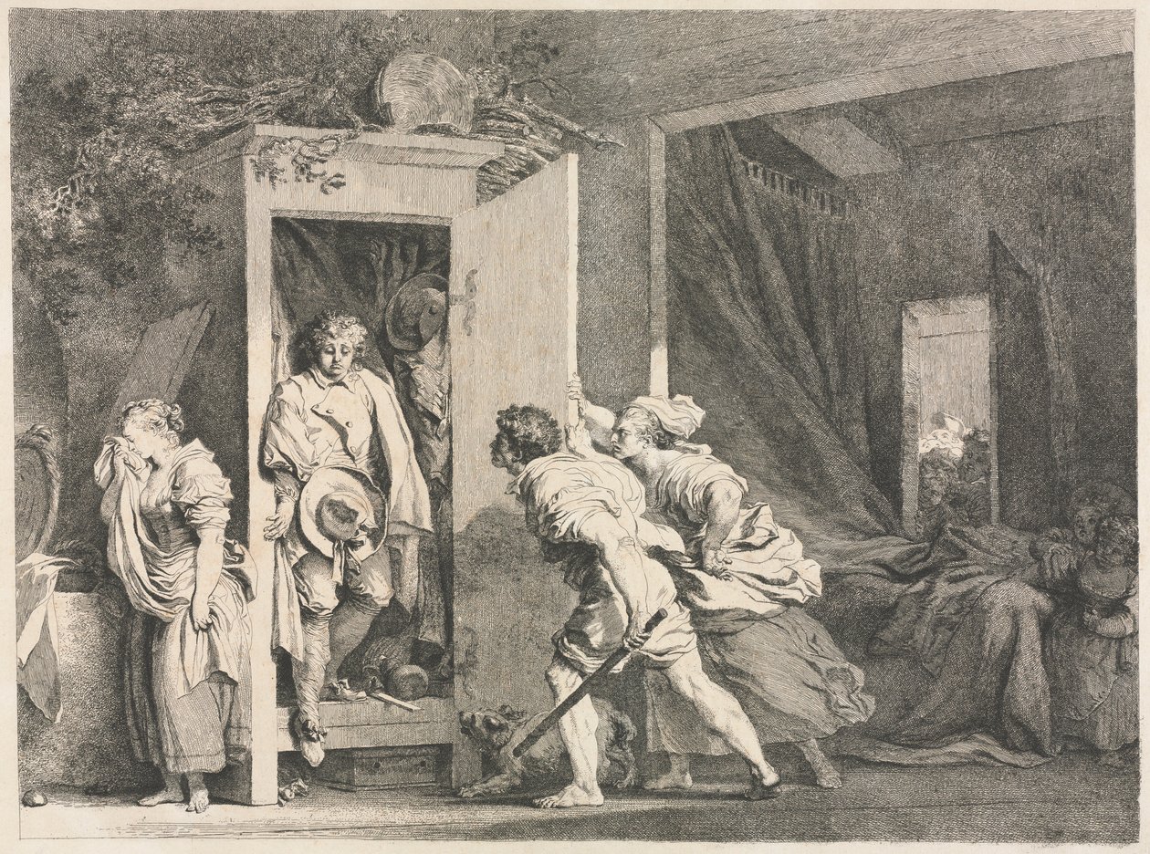 The Cupboard by Jean Honore Fragonard