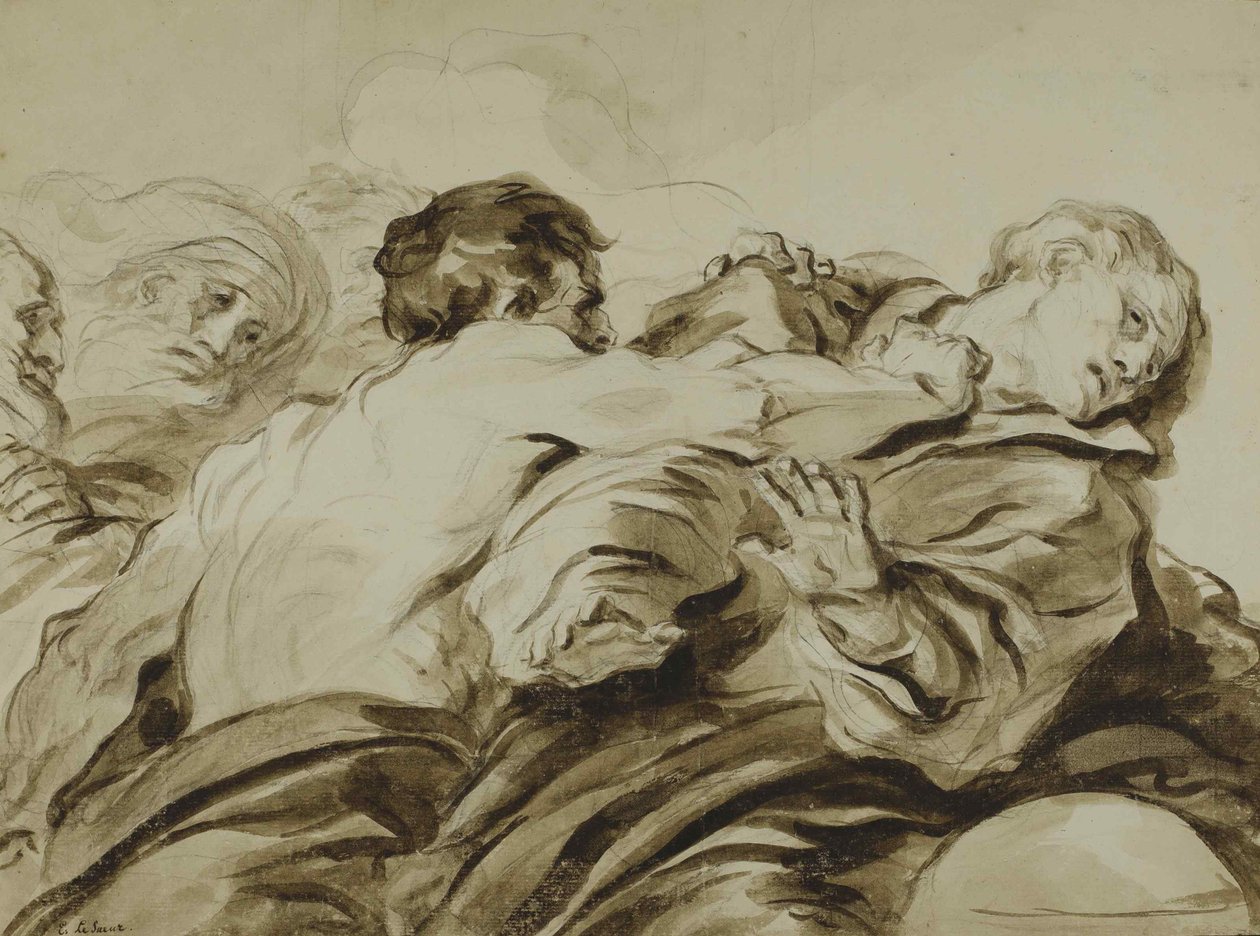 The Attack by Jean Honore Fragonard