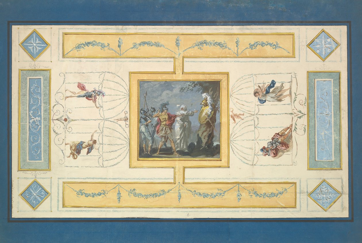 Study for a Ceiling, n.d. by Jean Jacques Lagrenee