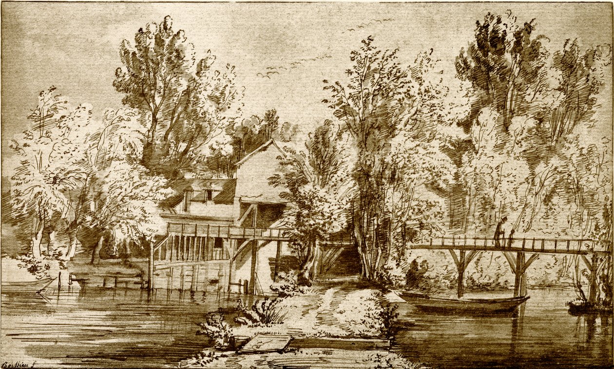 Landscape by Jean Jacques de Boissieu
