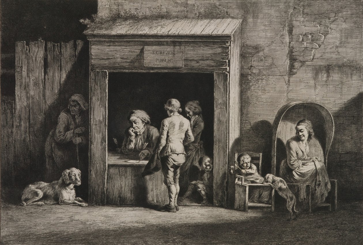 The Public Scribe by Jean Jacques de Boissieu