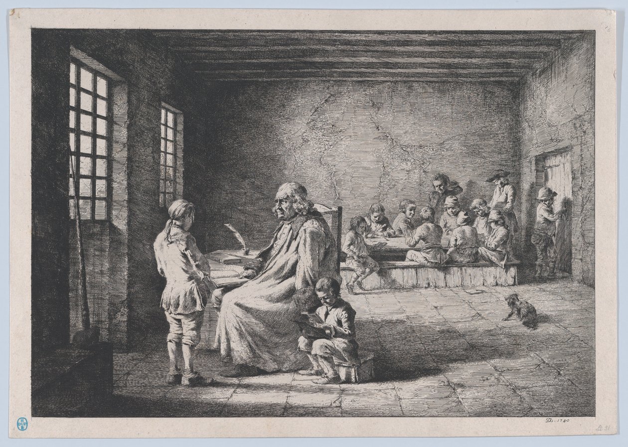 The School Master by Jean Jacques de Boissieu