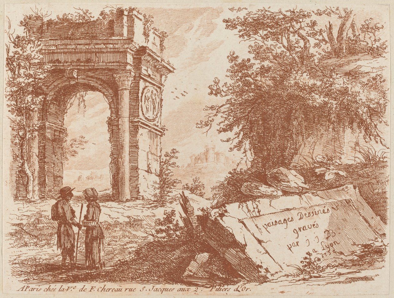 The Triumphal Arch by Jean Jacques de Boissieu