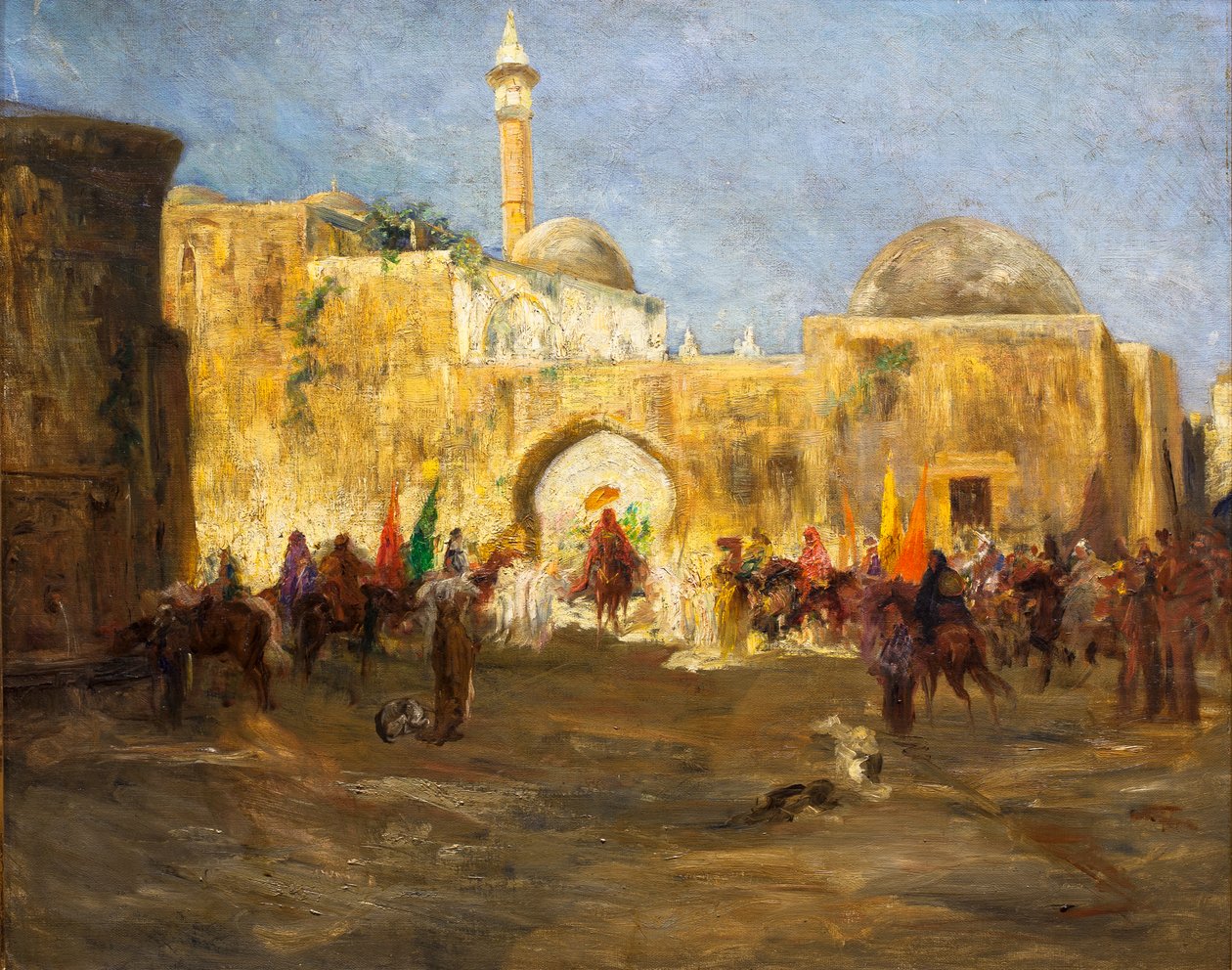 Leaving the Mosque by Jean Joseph Benjamin Constant