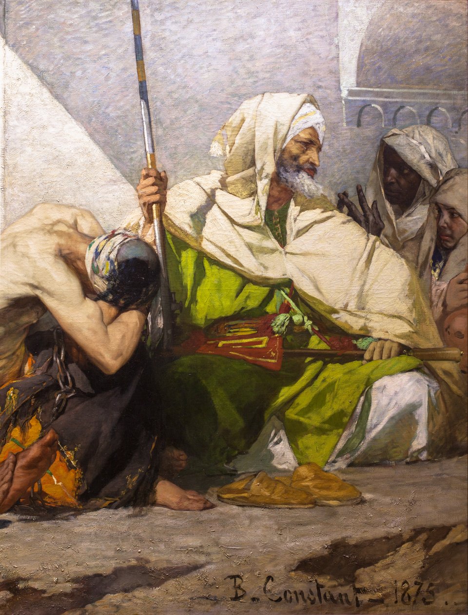 Moroccan Prisoners (detail) by Jean Joseph Benjamin Constant