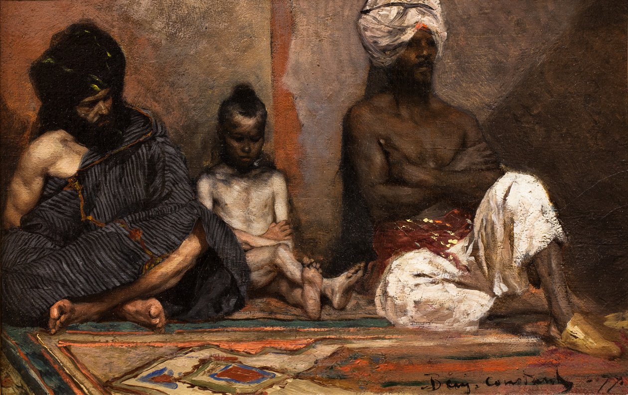 Seated Arabs by Jean Joseph Benjamin Constant