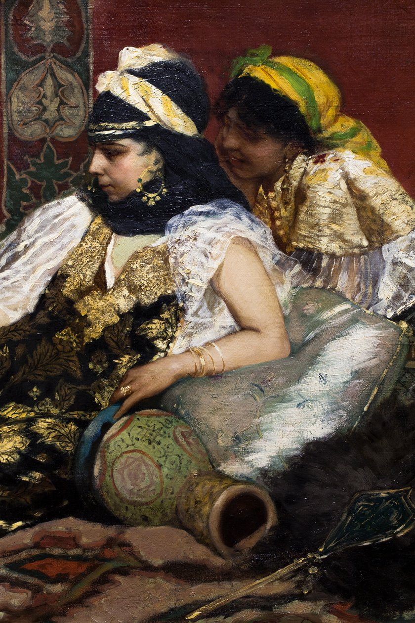 The Pink Flamingo (detail) by Jean Joseph Benjamin Constant