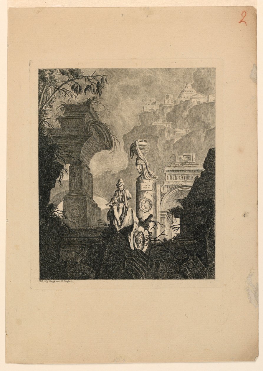 Prophet Weeping Over Jerusalem by Jean Laurent Legeay