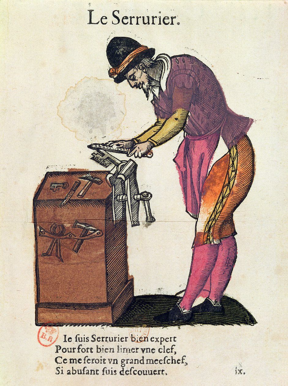 The Locksmith by Jean Leclerc