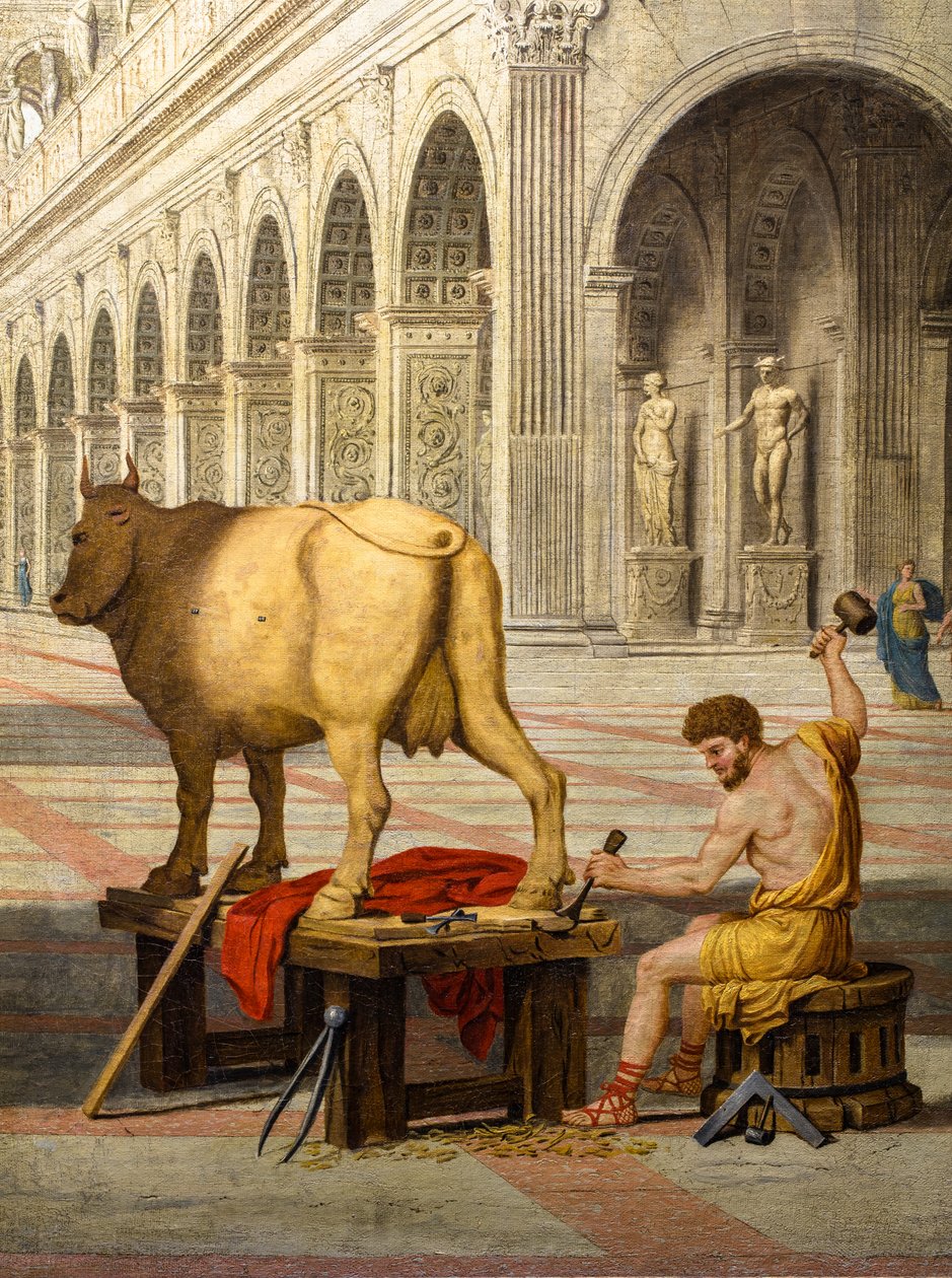 Daedalus and Pasiphaë by Jean Lemaire