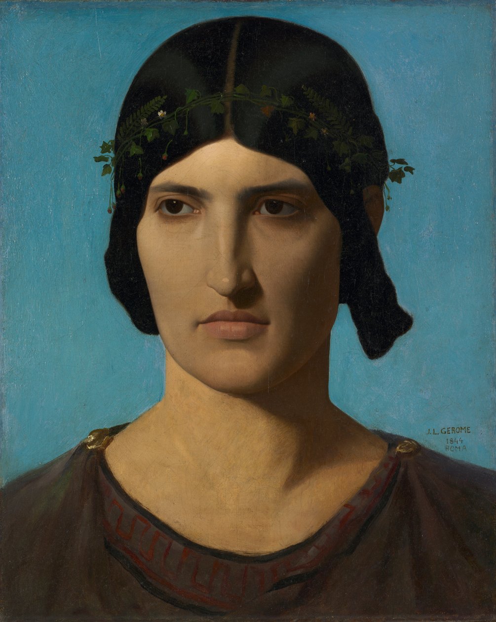 Head of an Italian Woman by Jean Leon Gerome