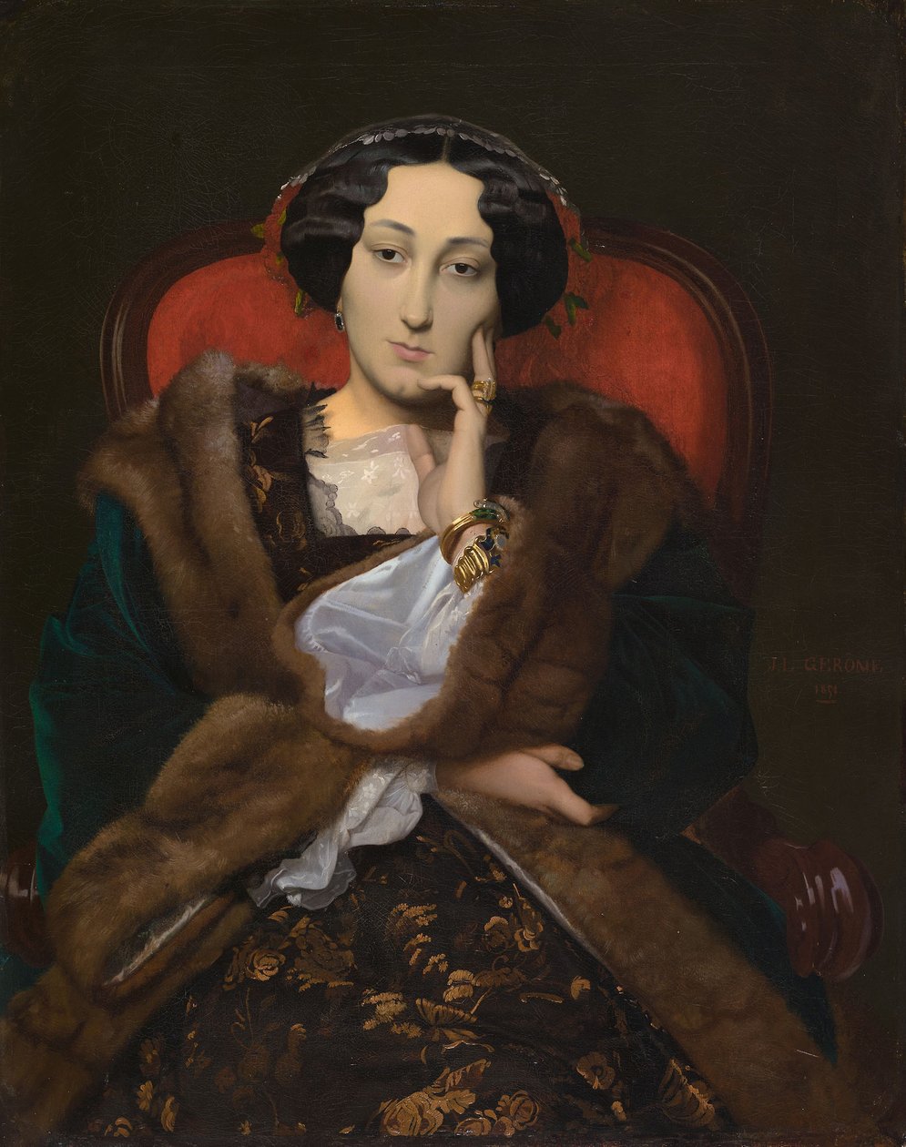 Portrait of a Woman by Jean Leon Gerome