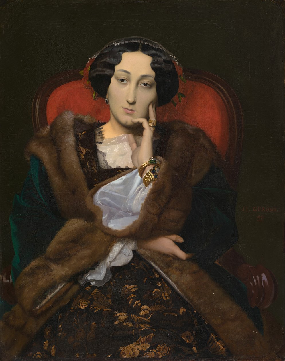Portrait of a Woman by Jean Leon Gerome