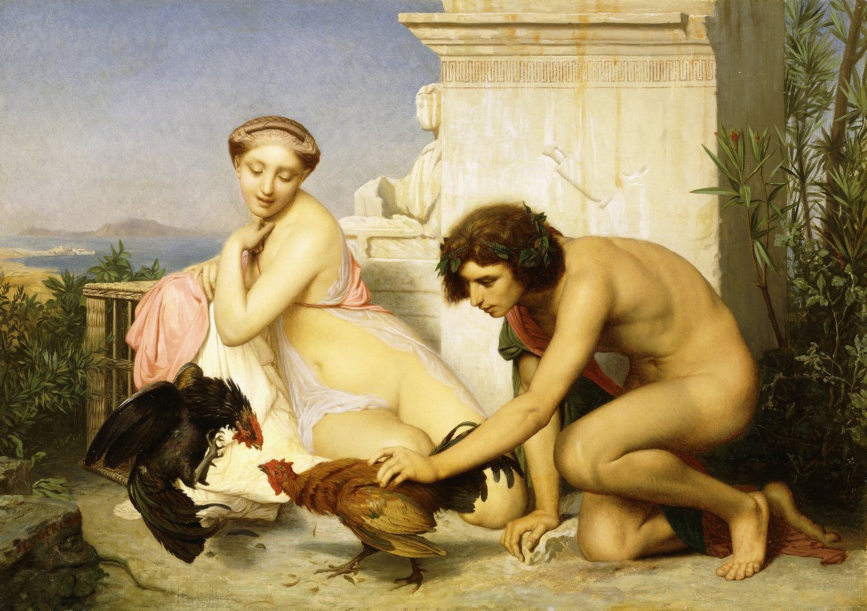 The Cock Fight by Jean Leon Gerome