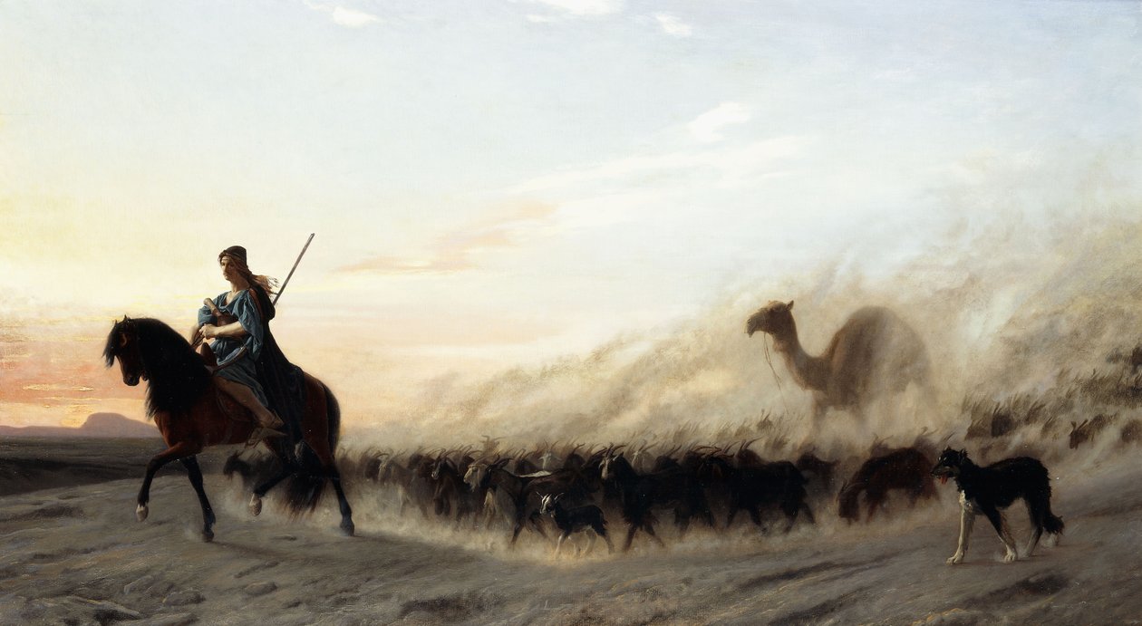 The Syrian Shepherd by Jean Leon Gerome